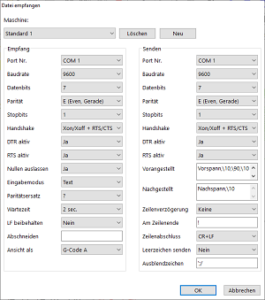 CNC Programme übertragen zur Maschine im CNC Backplot Editor CNC Programme übertragen zur Maschine im CNC Backplot Editor