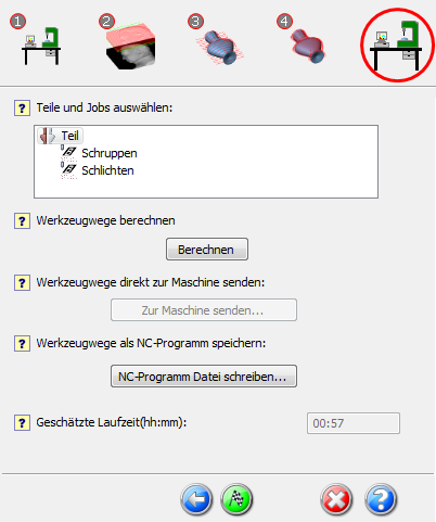 Bitmap Fräsen Ende
