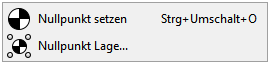 Nullpunkt einstellen