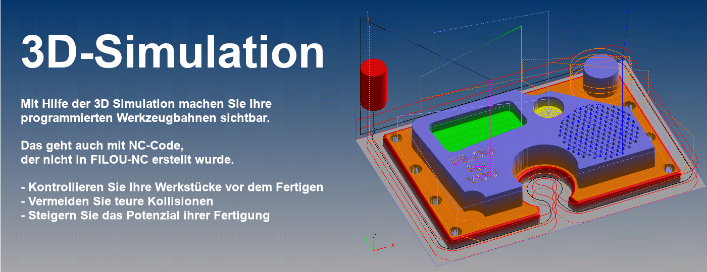 3D Simulation mit FILOU-NC